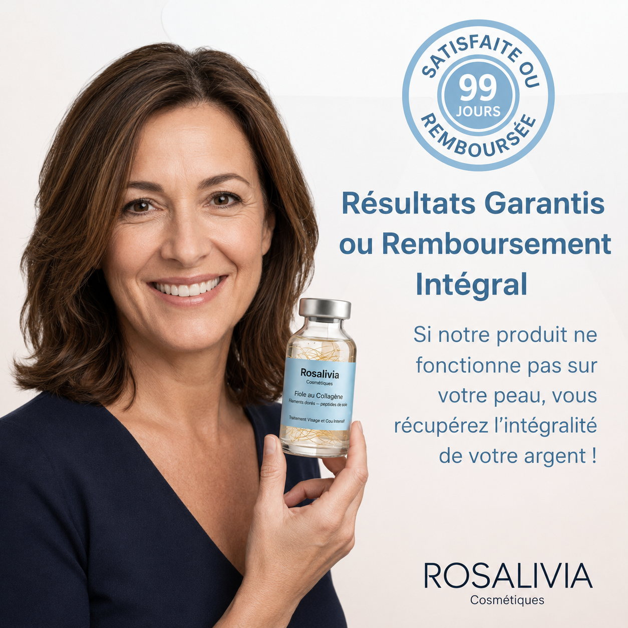 Fiole au Collagène Rosalivia